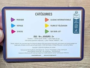 Catégories trivial pursuit apero